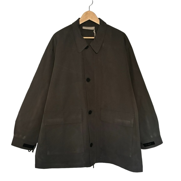 NWT FEAR OF GOD ESSENTIALS Barn Jacket Iron M - Picture 2 of 15